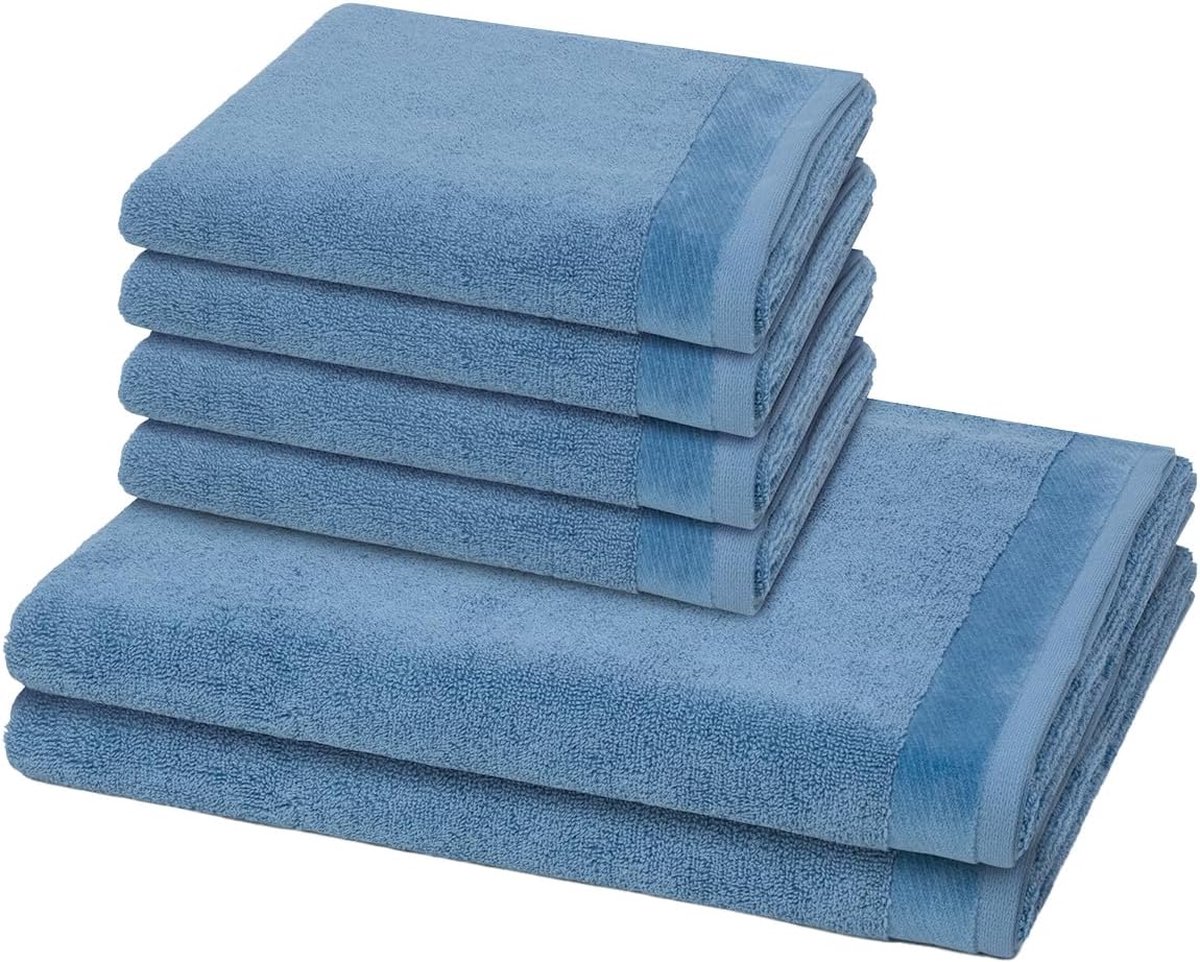 Goodivery ® Set van Luxe Handdoeken en Badhanddoeken in Korenbloemkleur