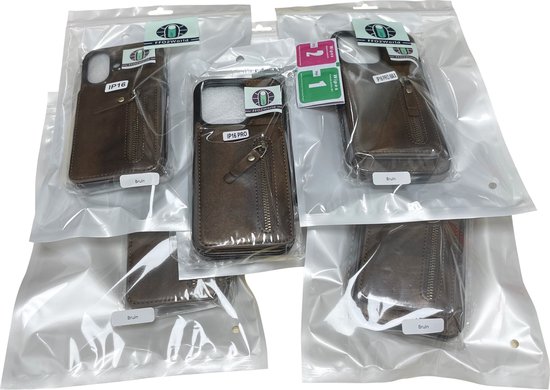 FFO2World MagSafe Étui portefeuille iPhone 16 Pro avec porte-cartes – Étui à rabat 2 en 1 amovible en cuir PU avec Protection RFID et béquille, compatible avec MagSafe – Marron