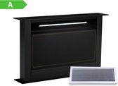 Klarstein Victoria Downdraft Cooker Hood - A++ - 713.8 m³/h Airflow - 52 dB - Touch screen - Vaatwasmachinebestendig Filter - LED-verlichting - Zwart