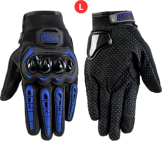 Foto: Bovista scooter handschoenen motor brommer fiets handmoffen handmof blauw maat l