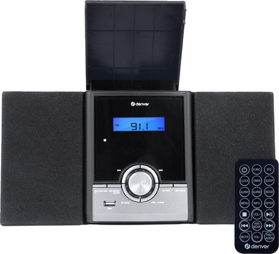 Denver DAB Radio CD Speler - Bluetooth - 60 voorkeuzezenders - DAB /FM / AUX - MDA285