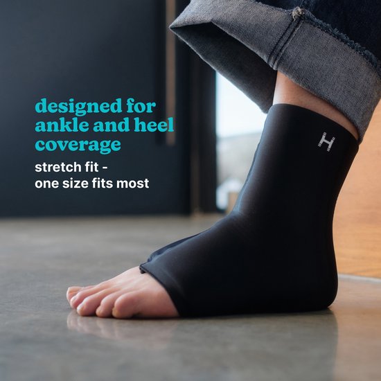 HoMedics Hot and Cold Compression Sleeve Voor de Enkel - koeling sleeve - cooling - Warm & koud - Enkelblessure - zwellingen - Super Flexibel en Duurzaam - Gaat Lang Mee