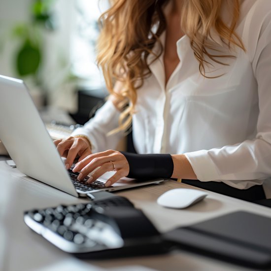 HoMedics Hot and Cold Compression Sleeve Voor de Pols - Padel of Tennis Blessure - koeling sleeve - cooling - Warm & koud - Polsblessure - zwellingen - Super Flexibel en Duurzaam - Gaat Lang Mee