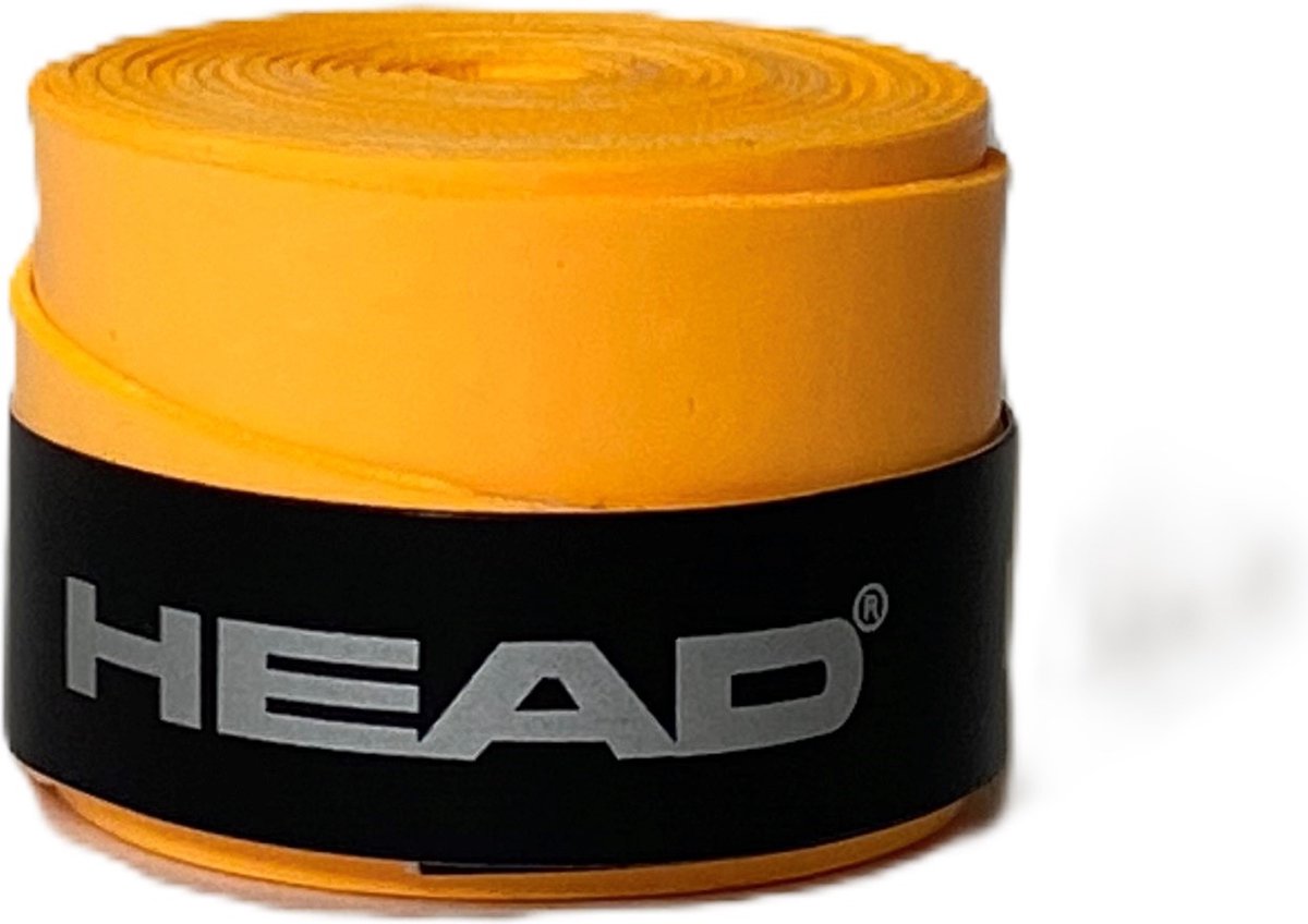 Head Tennisgrip Overgrip Antislip Sticky Zweet absorberend Tennis Padel Badminton Squash Tennisgrips Soft Zacht Grip Tennis Tennis Grip Tennis Grip Oranje