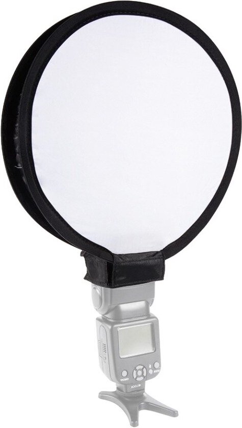 Foto: Uwcamera 30cm opvouwbare flits diffuser camera flash diffuser type fd02