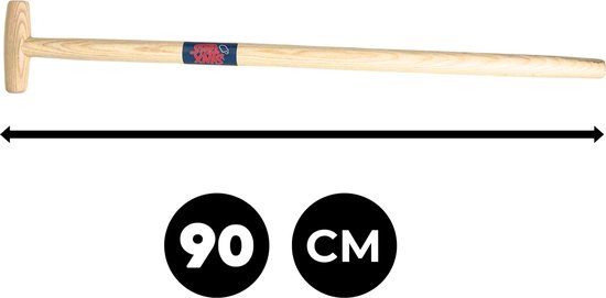 Synx Tools Batssteel 90cm Gebogen - schopsteel - Schoppensteel - Spadesteel - Schepsteel - Scheppen - Tuinartikelen van Synx Tool — afbeelding 4