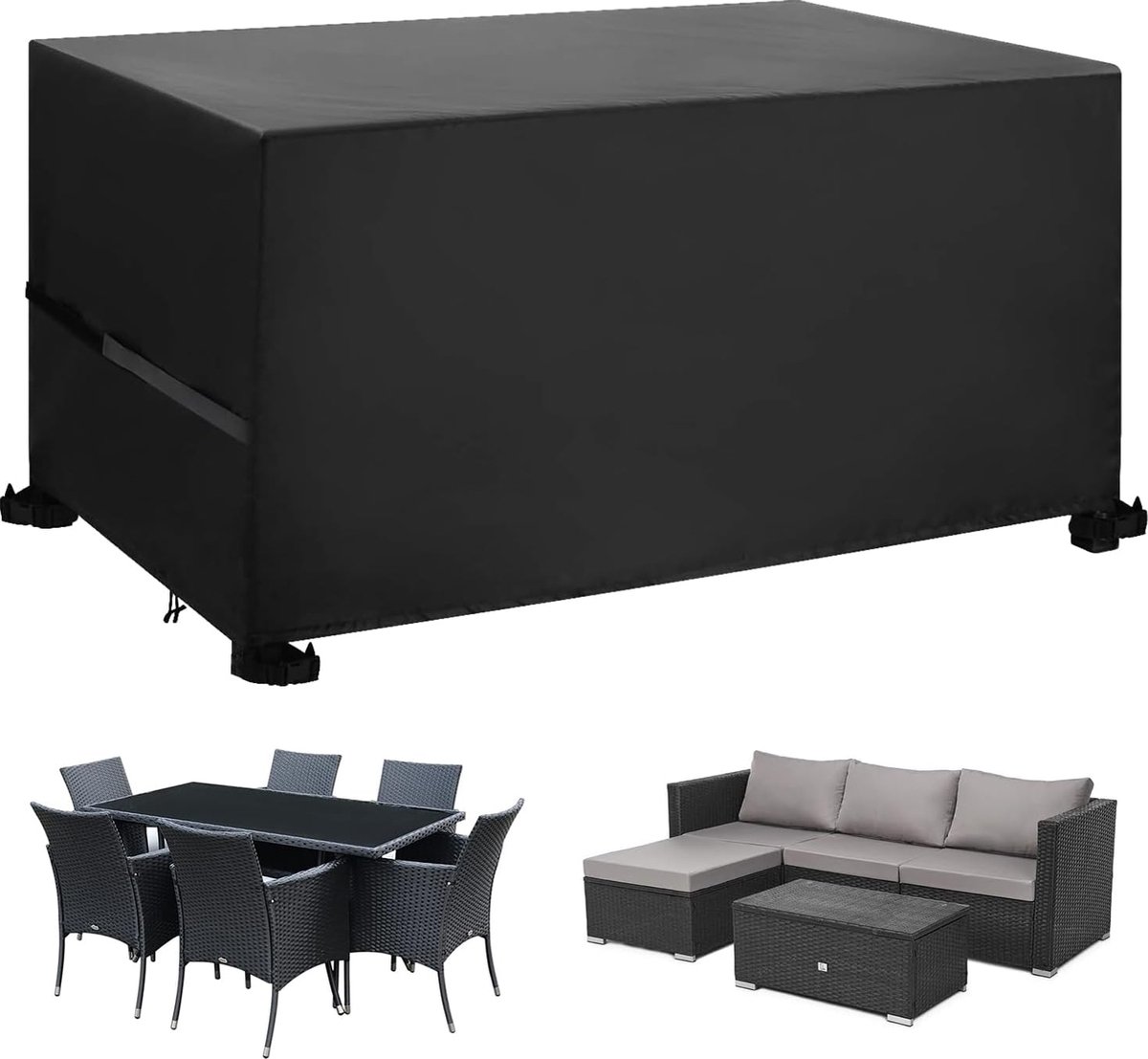 Housse Salon De Jardin 245x245x90cm Housse De Table Jardin