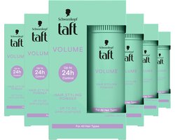 Taft Volume Styling Powder – Volume Poeder voor Haar – Directe Root Lift & Textuur – Ultra Licht – Onzichtbare Finish – Plakt Niet – – 6x10 g