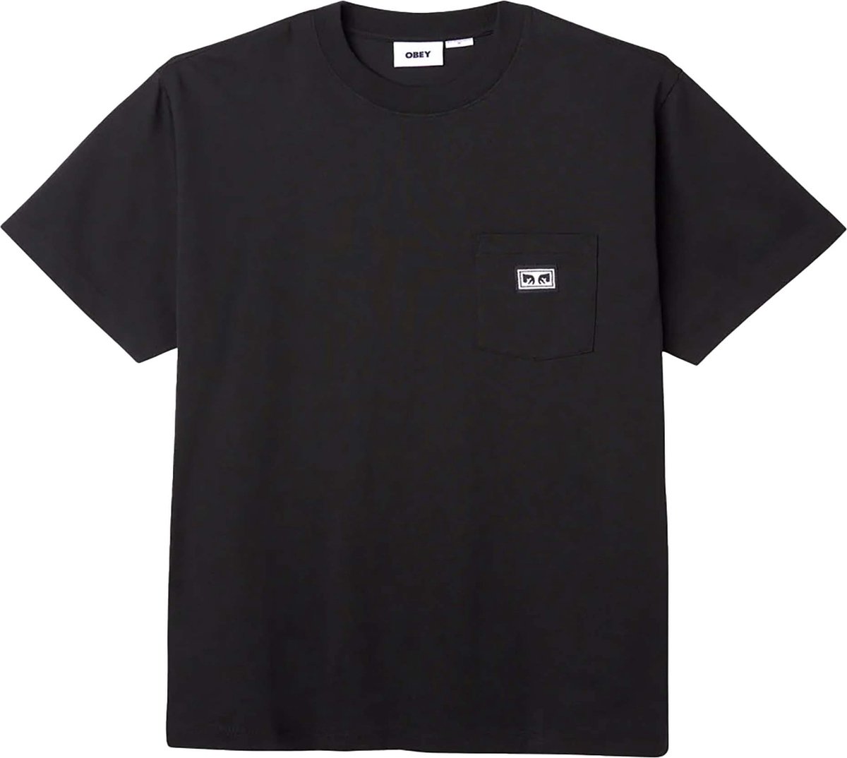 T-Shirt Obey Established Works Eyes Met Zakje Ss - Fashion Wear - Volwassen