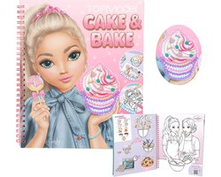 foto van Depesche - TOPModel Cake & Bake kleurboek met pailletten