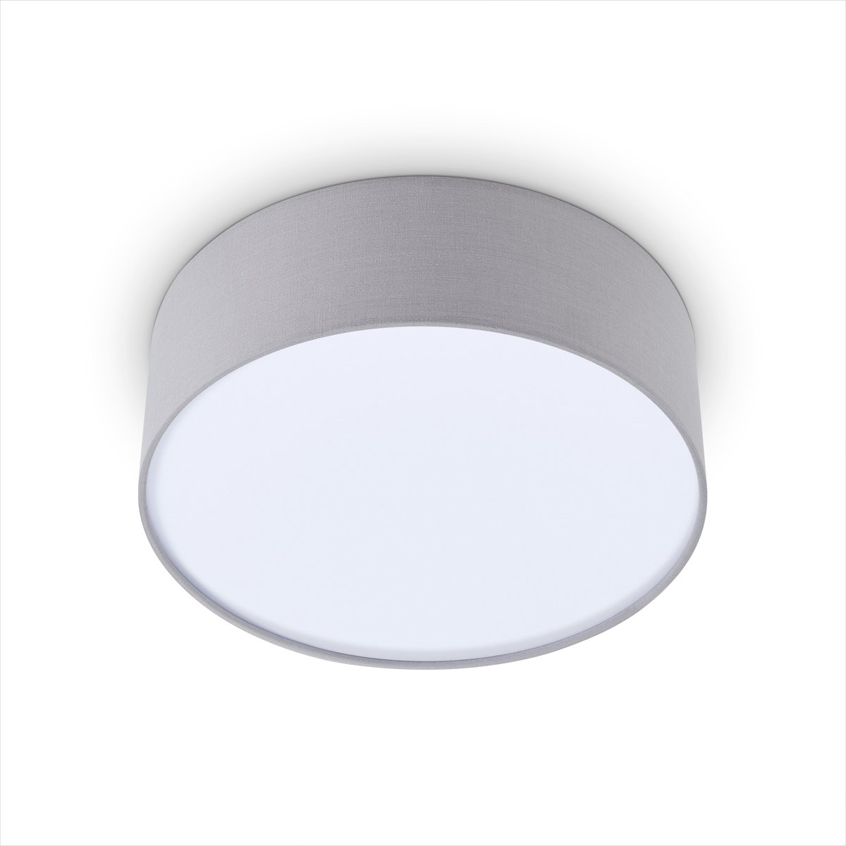 Paco HomePlafondlamp Eettafel Deco Woonkamer Modern Kantoor Rond Lampenkap Stof E27