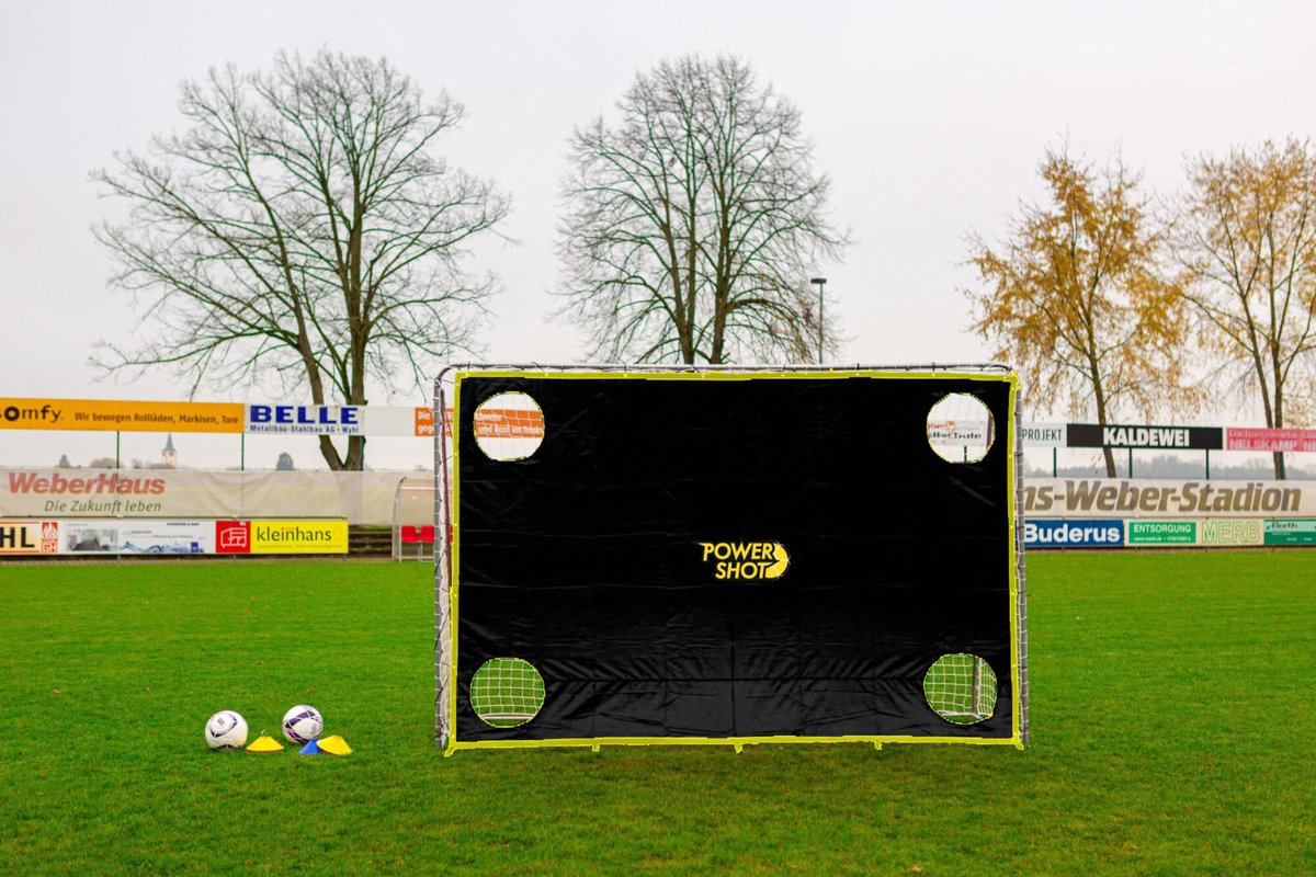 Zwarte schietwand - 2,4 x 1,8 m