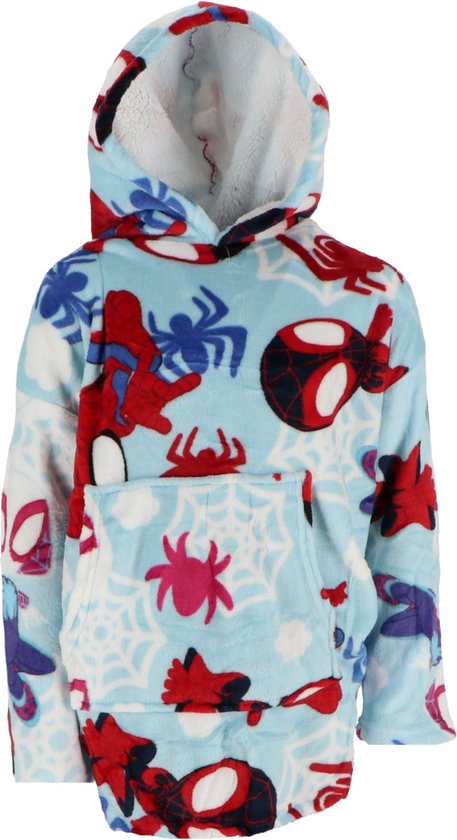 Couverture polaire à capuche Marvel , Spidey - Enfant (Taille unique) - Polyester
