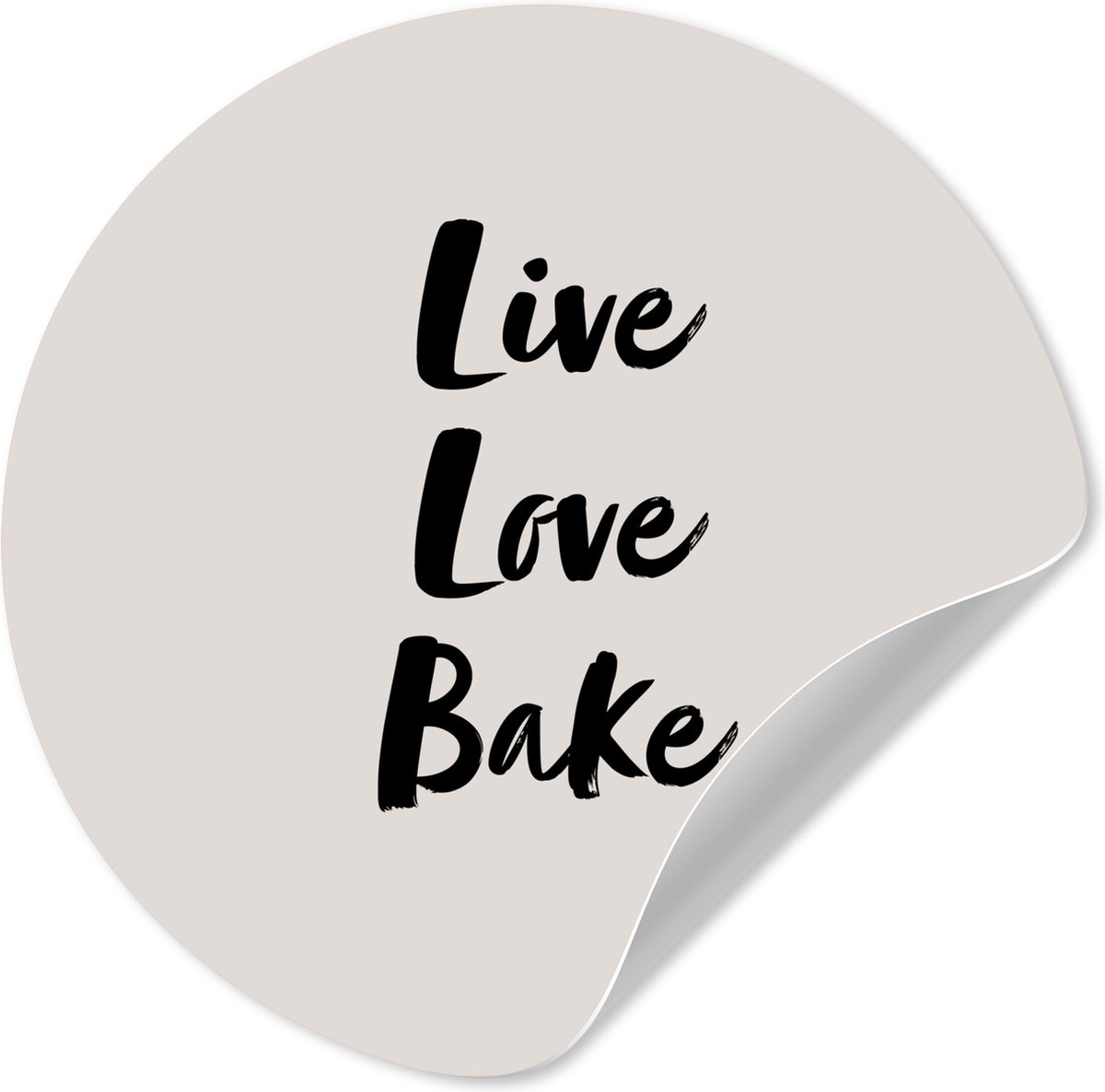 WallCircle® - Behangcirkel 50x50 cm - Muurstickers Inductie beschermer - Kookplaat - Live