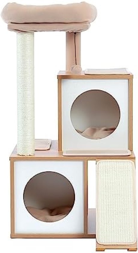 Krabpaal Voor Katten, Moderne Kattentoren, Kattenwoning Met 5 Krabpalen Wasbare Afneembare Kussens Zitstang Kattenmand Kattenmeubel Voor Huiskatten 165 Cm Hoog Greige Krabpaal Voor Katten, Moderne Kattentoren, Kattenwoning Met 5 Krabpalen Wasbare Afneembare Kussens Zitstang Kattenmand Kattenmeubel Voor Huiskatten 165 Cm Hoog Greige