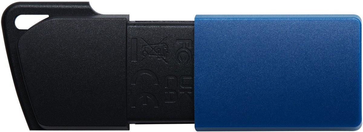 Pendrive Kingston DTXM/64GB Keychain Black Blue Black/Blue 64 GB