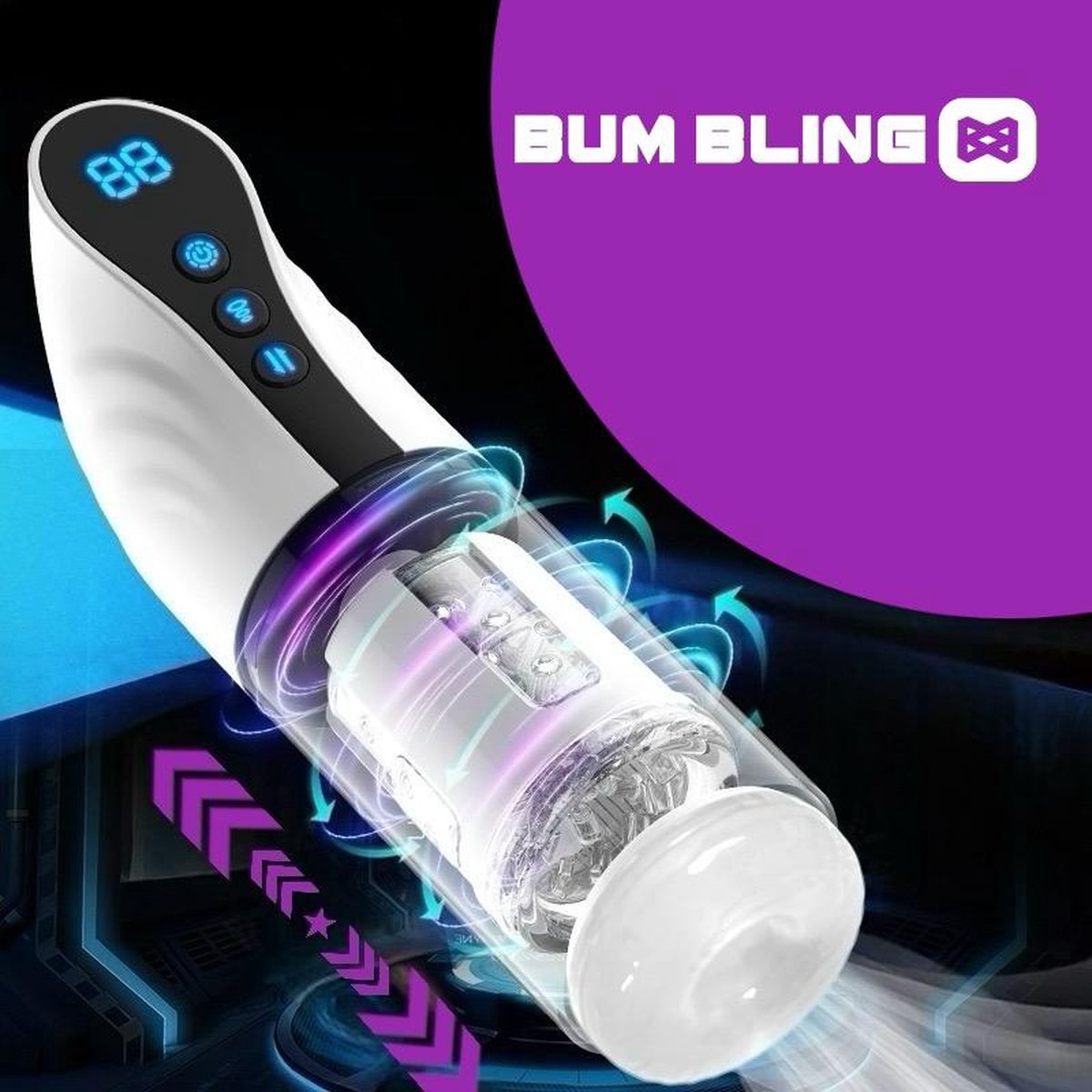 Goedkoopste BUM BLING® Power Suck Masturbator - Automatische Masturbator Voor Mannen - Sex Toys Voor Mannen Zelf Aftrekken - Blowjob Simulator - Masturbator voor man - Gay Toys - Pocket Pussy - Seksspeeltje voor Koppel - Gay Sex Toys - Blowjob Masturbator