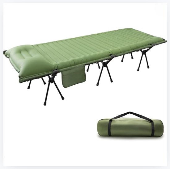 Veldbed voor binnen en buiten - campingbed - opklapbed - 190×64 cm