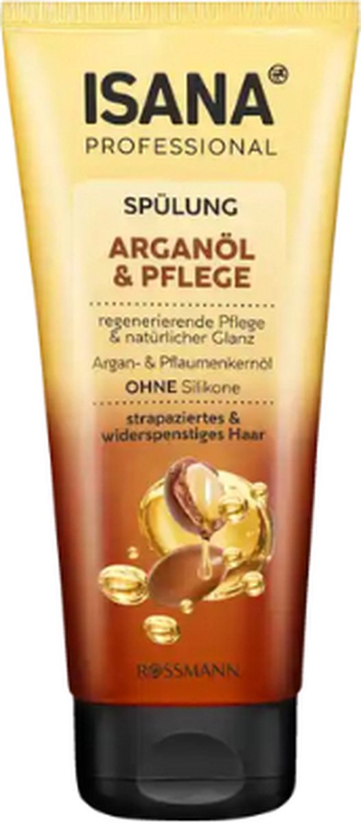ISANA Professional Conditioner Arganolie & Care | 250 ml - Vegan Haarconditioner met Arganolie en Panthenol | Siliconenvrij