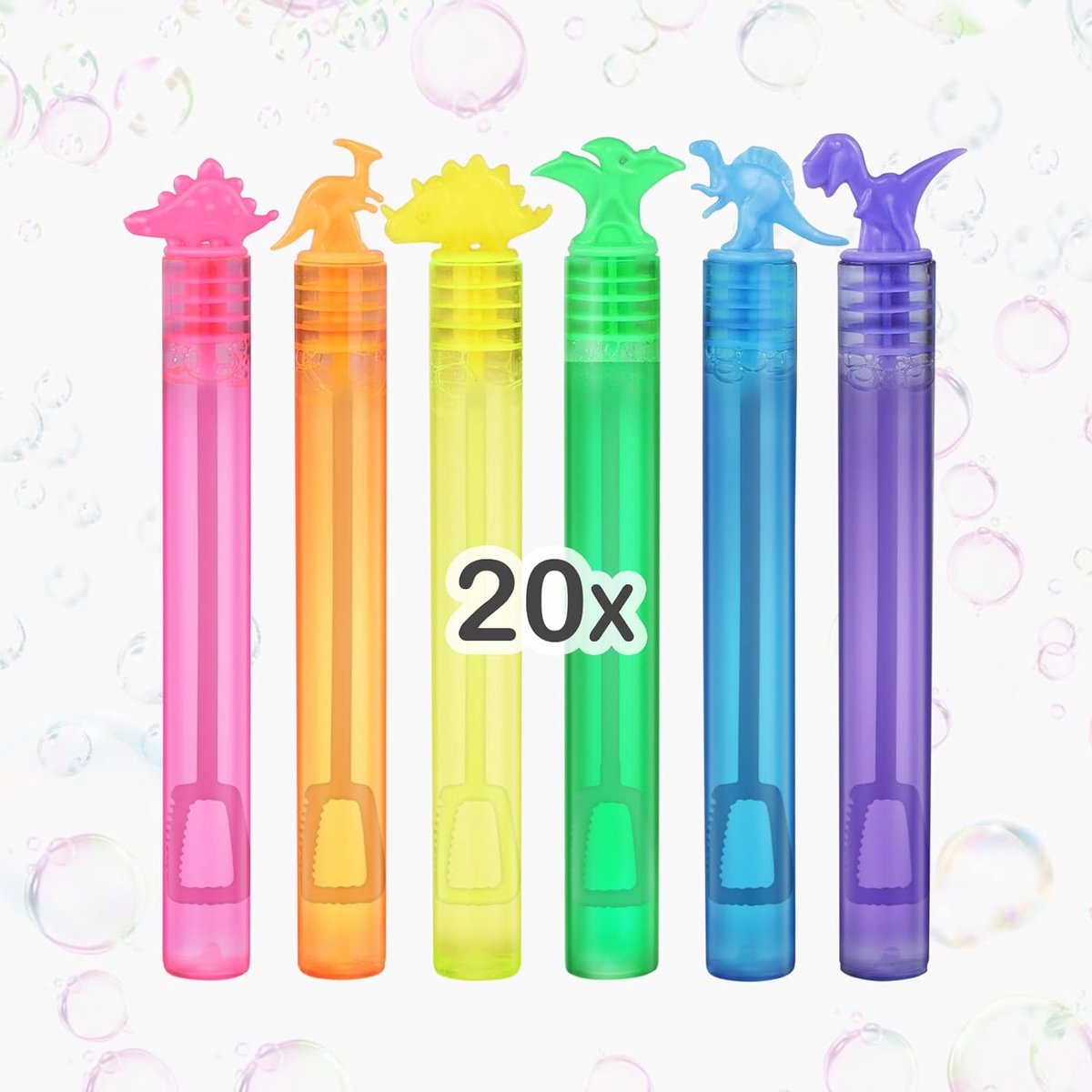 Goedkoopste 20 stuks kleurrijke zeepbellen met dinosaurusthema voor kinderen - Perfect voor verjaardagen en feestjes