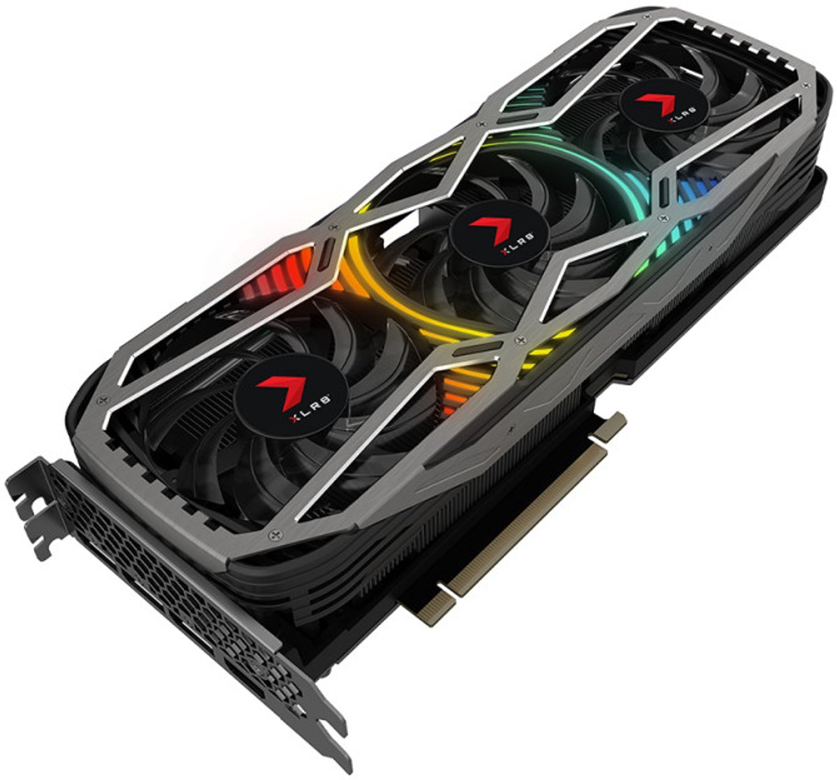 PNY GeForce RTX 3070Ti Grafische kaart 8GB GDDR6X PCIe 4.0 VR Ready Gaming GPU - Afbeelding 2
