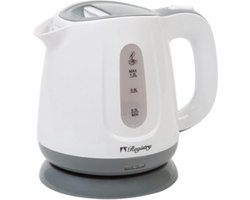 Registry Waterkoker - 1 liter - 1100W - Elektrisch - Wit - Kunststof