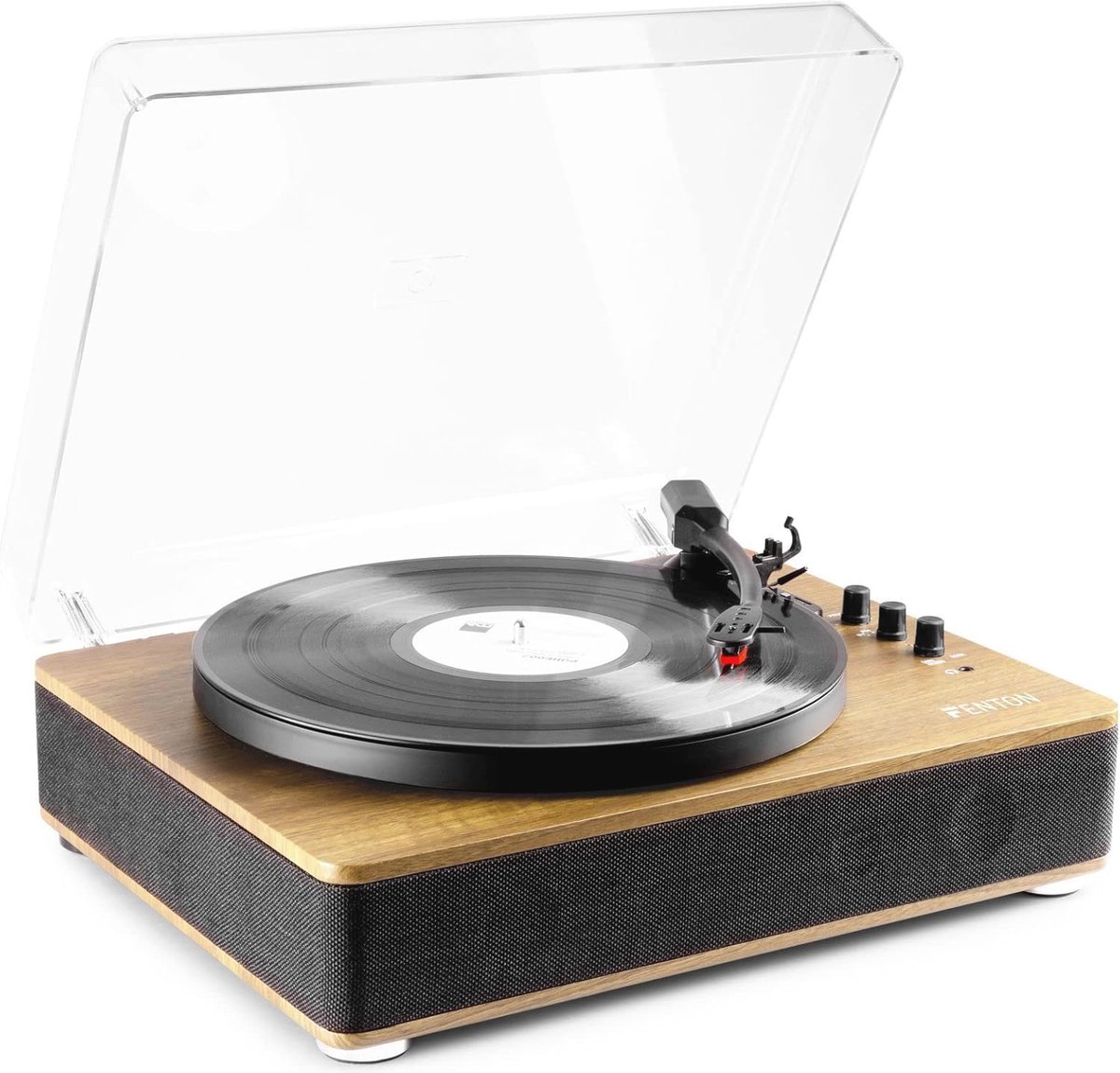 Retro Platenspeler met Bluetooth, USB Mp3 Speler en Hoogwaardige Speakers