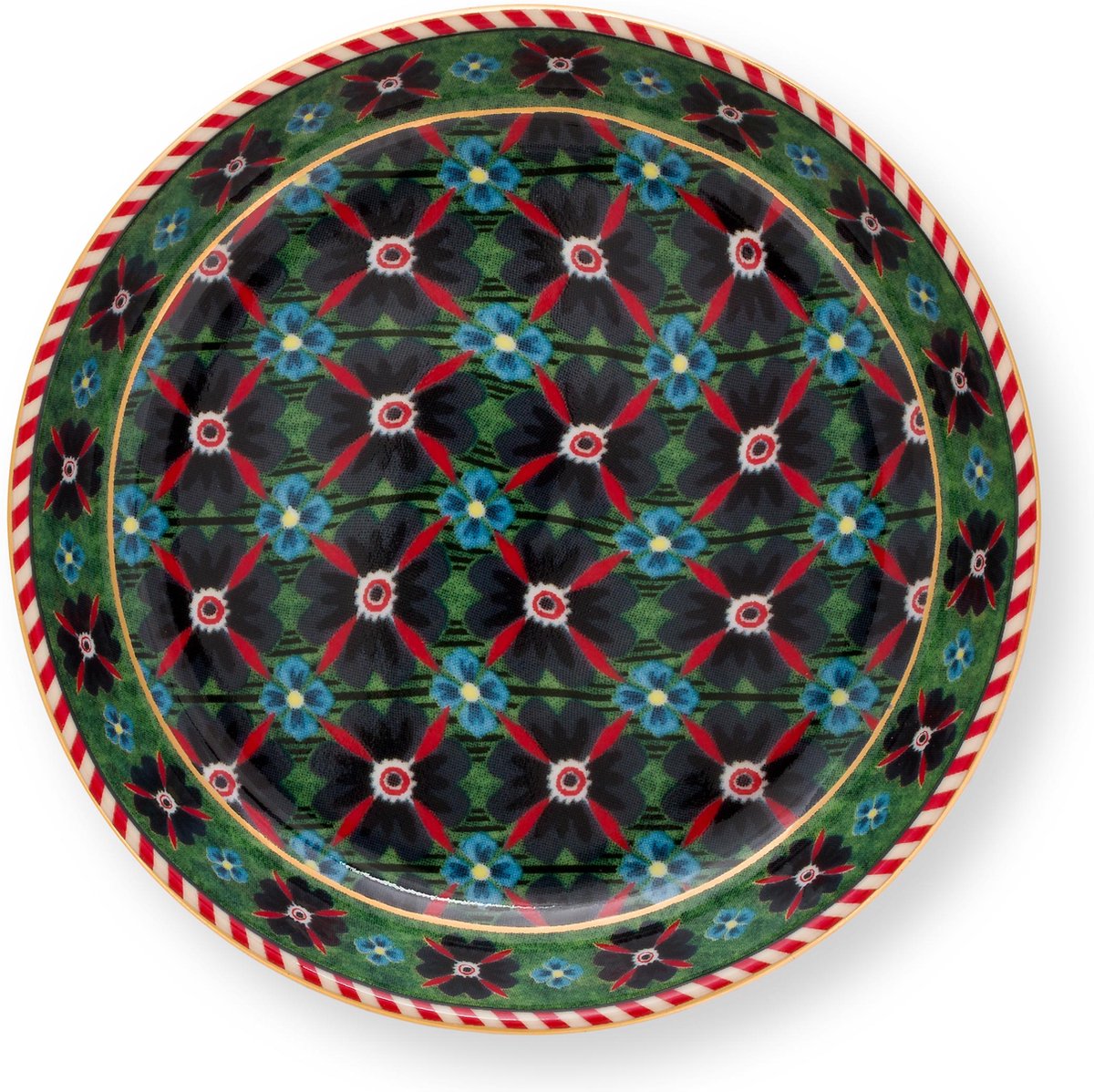 Pip Studio Berry Blues Clover Green Tea Tip 9cm Bordje voor theezakje - Theetip
