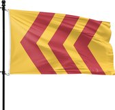 VlagDirect - Drapeau Voorst - Drapeau de la commune de Voorst - 90 x 150 cm.