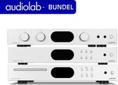 Audiolab 7000A met 7000CDT en 7000N Play Hifi set - Versterker Audio - CD-speler - Draadloze Netwerkspeler - Opticaal & Coax uitgang - Phono – Zilver