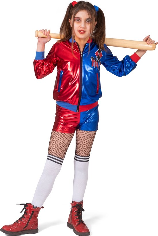 Harley Quinn Kostuum Komische Harley Meisje Carnaval kostuum Verkleedkleding