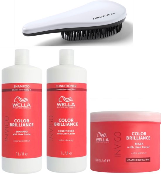 Wella Brilliance Conditioner – Pflegespülung Für Grobes, Coloriertes Haar (1 Liter / 33,8 Unzen)