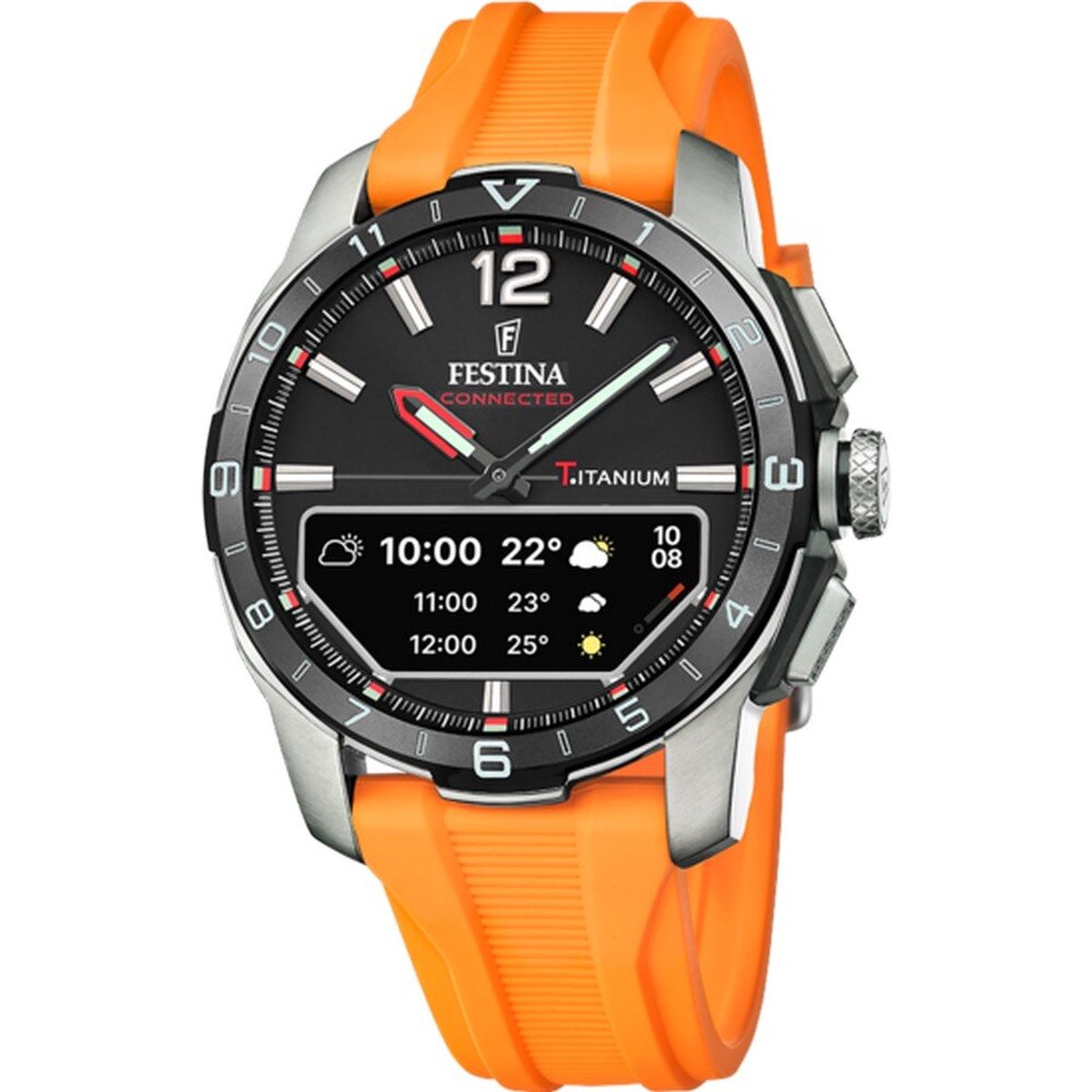 Festina - F23000-D - Polshorloge - Hybride - Heren - Connected