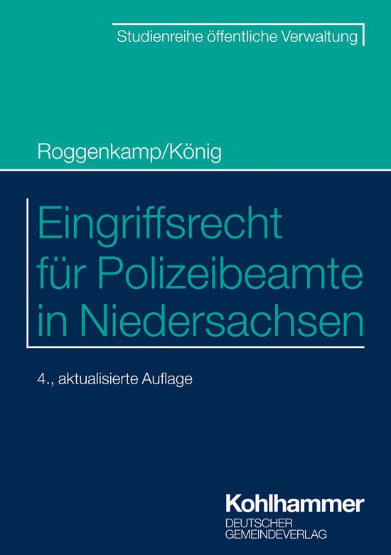 Eingriffsrecht für Polizeibeamte in Niedersachsen - cover