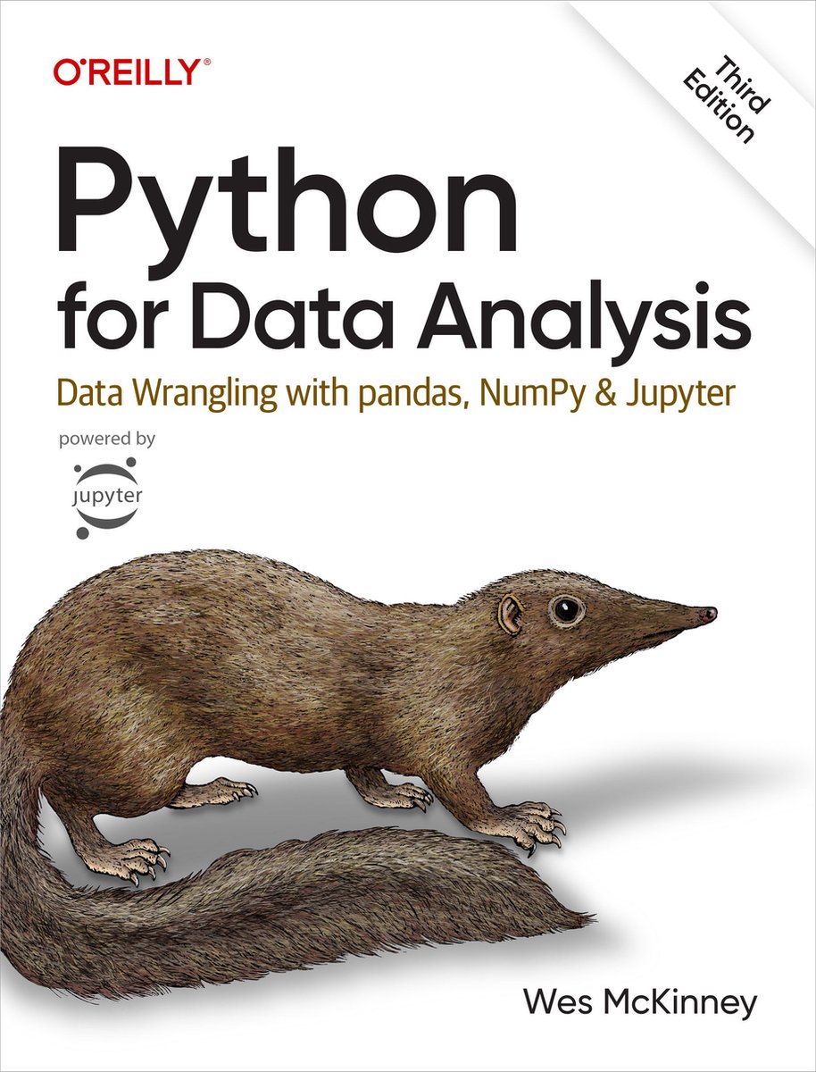 Omslag van Python for Data Analysis
