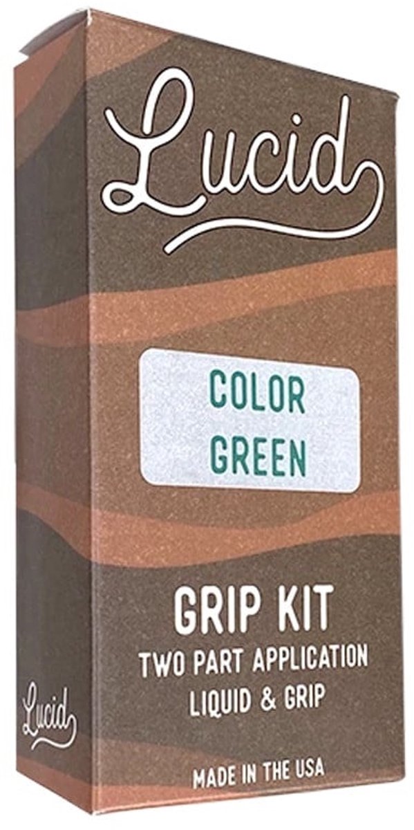 Lucid Grip Clear Spray On Grip Green