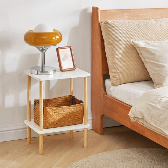 HOOBRO Slanke bijzettafel, smalle bijzettafel, industriële nachtkastjes met tijdschriftenhouder, kleine tafel voor kleine ruimtes, skinny tijdschriftentafel, metalen frame, rustiek bruin en HOOBRO Slanke bijzettafel, smalle bijzettafel, industriële nachtkastjes met tijdschriftenhouder, kleine tafel voor kleine ruimtes, skinny tijdschriftentafel, metalen frame, rustiek bruin en