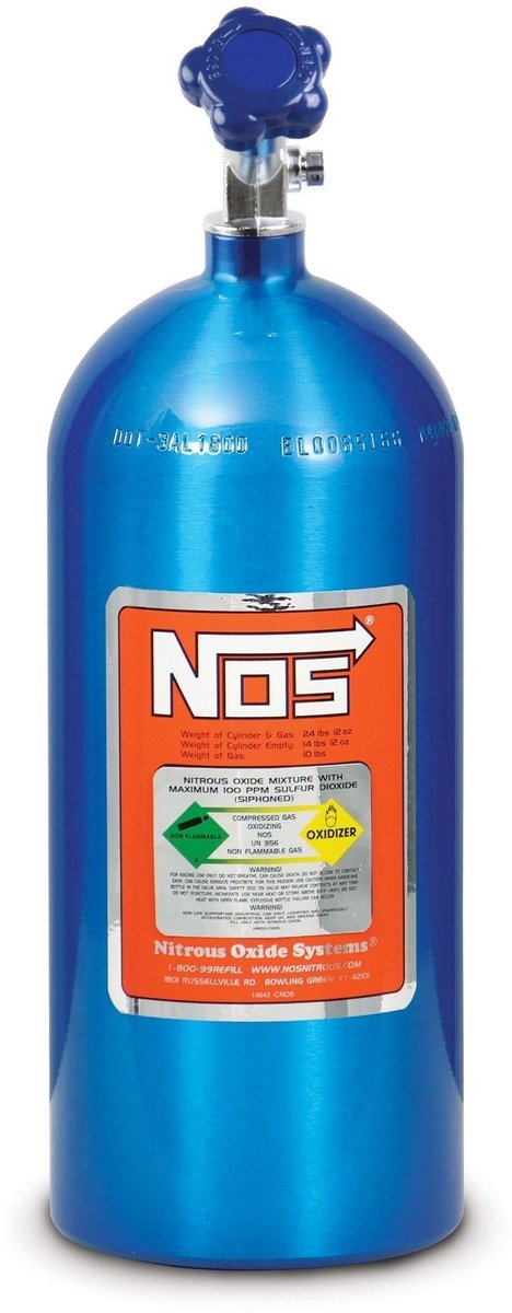 VCTparts® NOS Nitro Sticker - Racing Lachgas N2O Systeem (6 x 7cm)