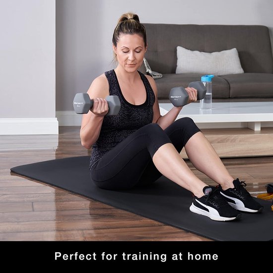 Gymnastiekmat zwart - voor fitness, yoga en pilates van Gymna — afbeelding 3