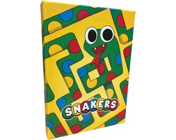 Snakers NL Versie - Brothers in Games - Familiespel - Eenvoudige spelregels - Gezelschapsspel - Slangenspel - Klein cadeautje - Kerstcadeau Snakers NL Versie - Brothers in Games - Familiespel - Eenvoudige spelregels - Gezelschapsspel - Slangenspel - Klein cadeautje - Kerstcadeau