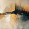 Moderne - Abstrait - Or