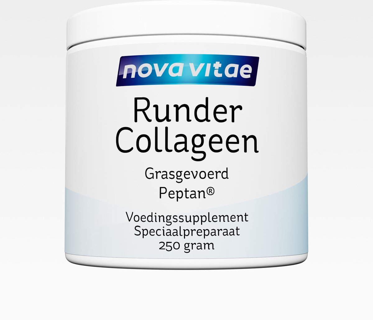 Goedkoopste Nova Vitae - Runder Collageen - Grasgevoerd - Rundercollageen - Hydrolysaat - PEPTAN® - 250 gram - Collagen Peptides - Poeder