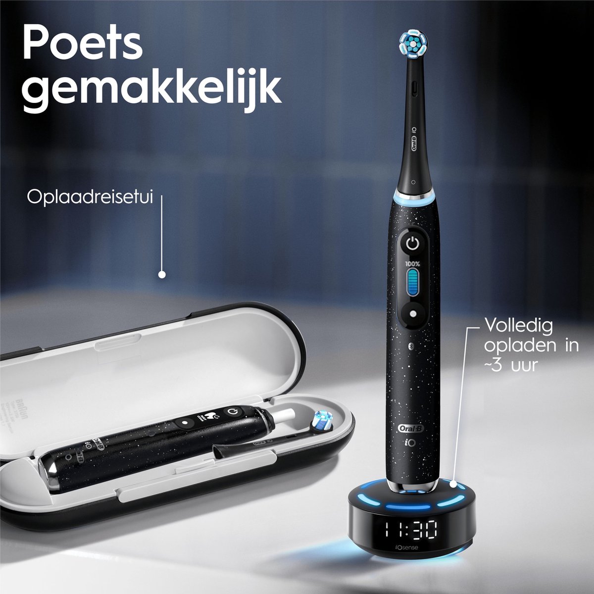 Afbeelding 3 van Oral-B iO 10 Elektrische Tandenborstel - Zwart