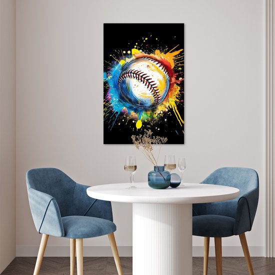 Affiche 40x60 cm - Graffiti - Sport - Baseball - Posters - Décoration murale chambre ado - Décoration chambre ado - Accessoires chambre ado