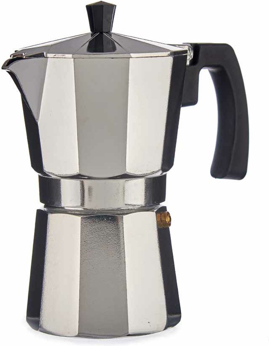 Kinvara Percolator Italiaans koffiezetter - Aluminium - zilver - 300 ml - Koffiezetter