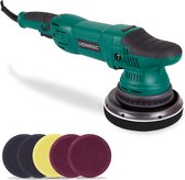 VONROC Excentrische polijstmachine - poetsmachine – 1050W – Ø150MM – Soft start – Incl. 7 schijven, steunschijf & tas