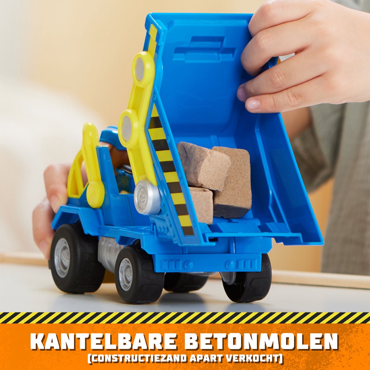 Rubble & Crew - Wheeler’s Kiepwagen met speelfiguur en beweegbare onderdelen - PAW Patrol speelgoed — afbeelding 2