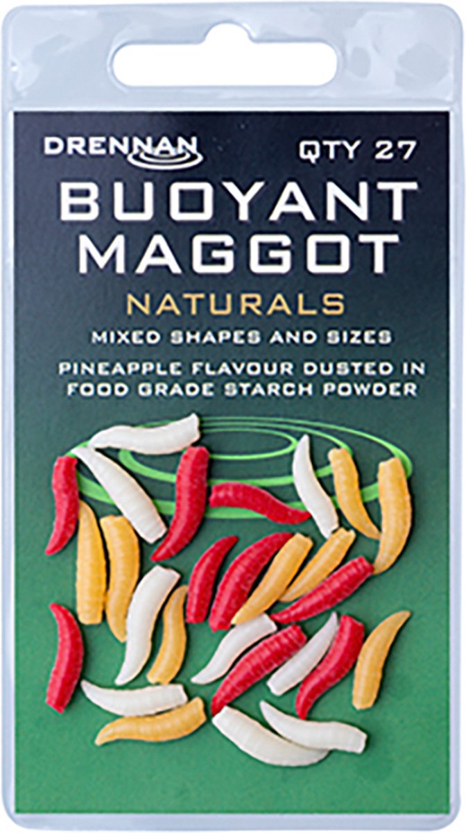 Drennan Buoyant Maggot Kunstmaden Natural