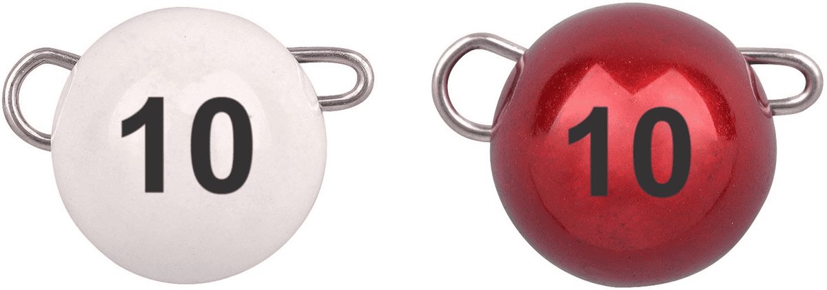 Spro Freestyle Tungsten Bottom Jig White/ Red 3 Gr