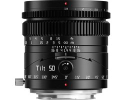 TTArtisan - Cameralens - Tilt 50mm F1.4 voor Canon R-vatting, zwart